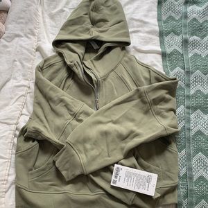 Green Lululemon Scuba 1/2 Zip